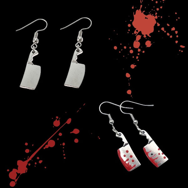 Bloody Cleaver Earrings