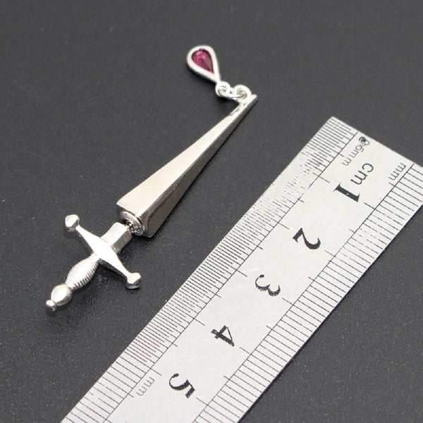 Sword of Revenge Earring (925 Sterling Silver)