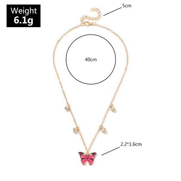 Spring Butterfly Necklace