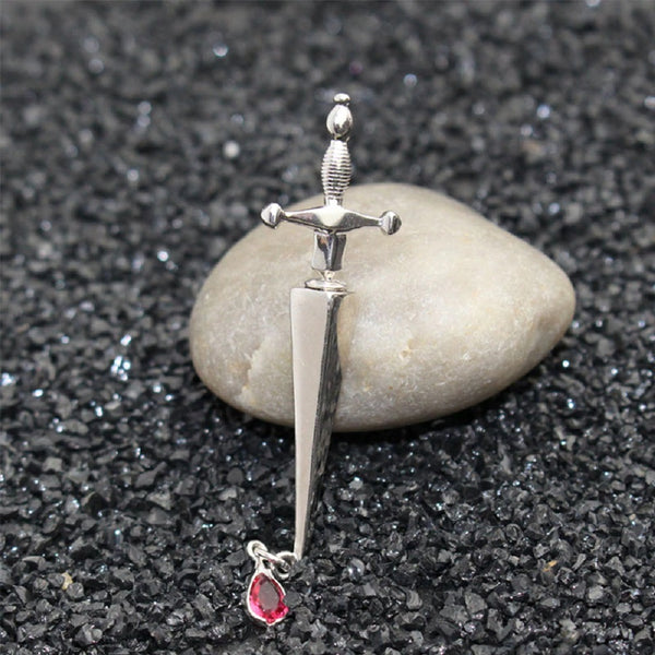 Sword of Revenge Earring (925 Sterling Silver)