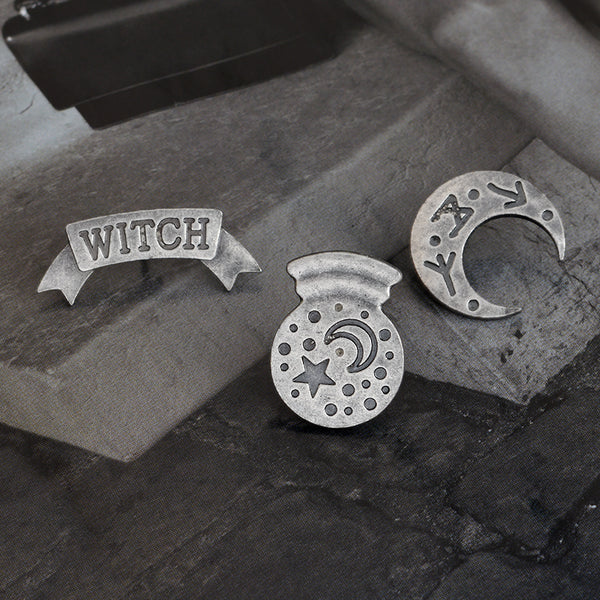 White Witch Pin Set (6 Pieces)