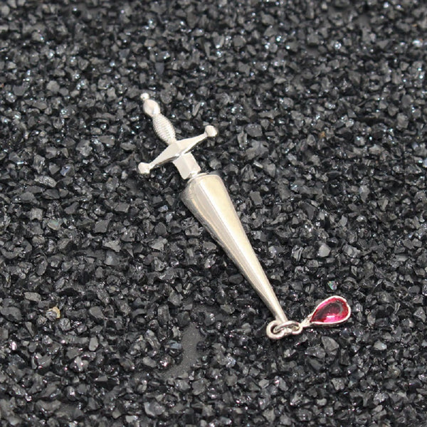Sword of Revenge Earring (925 Sterling Silver)