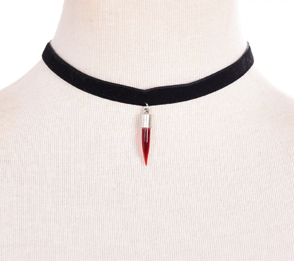Blood Vial Choker