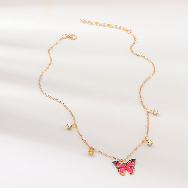 Spring Butterfly Necklace