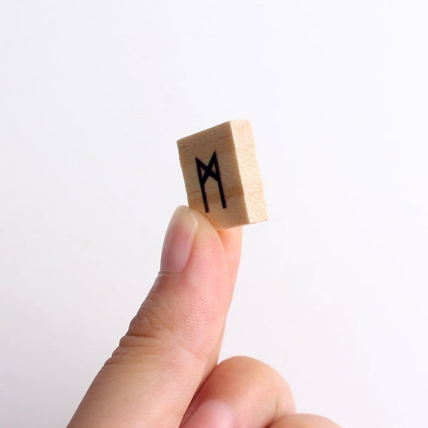 Wooden Runes Bag (25 pcs)
