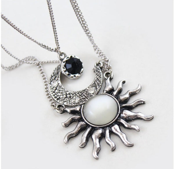 Sun and Moon Necklace