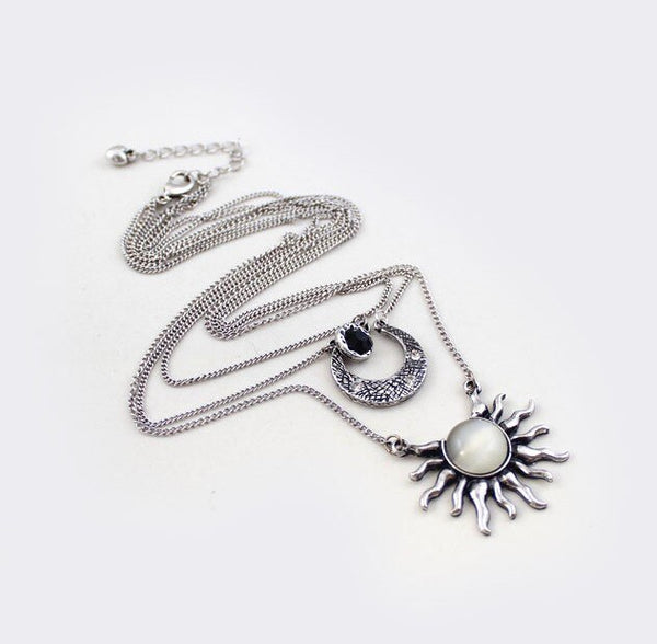 Sun and Moon Necklace