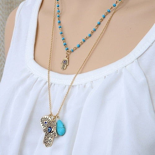 Hamsa Necklace