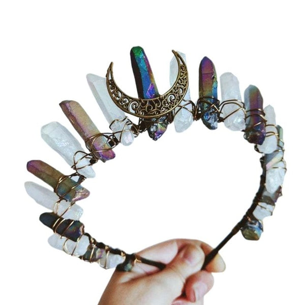 Lunaria Quartz Crown
