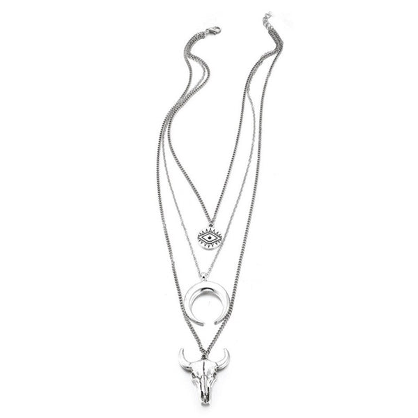 Bull Multilayer Necklace