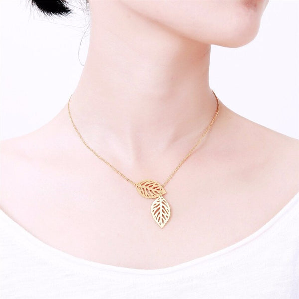 Gold Leaf Necklace
