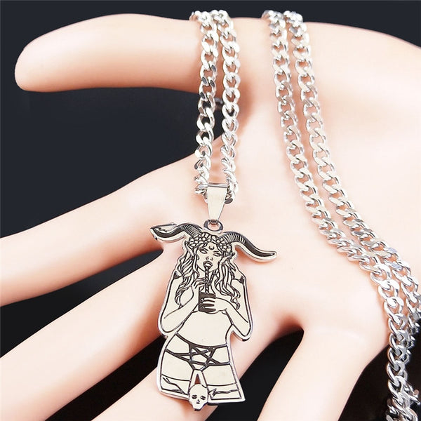 Sexy Horned Witch Necklace