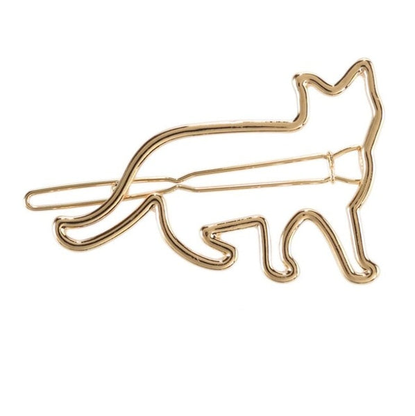 Cat Silhouette Hair Clip