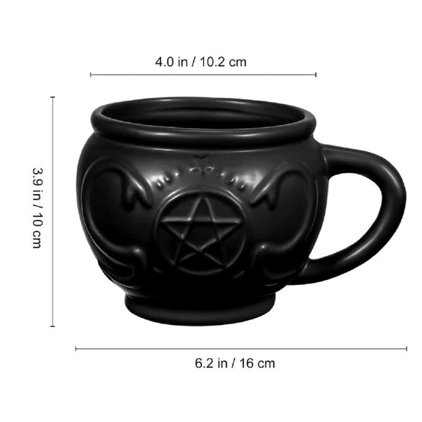 Pentagram Cauldron Mug