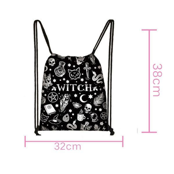 Witch Drawstring Bag Collection