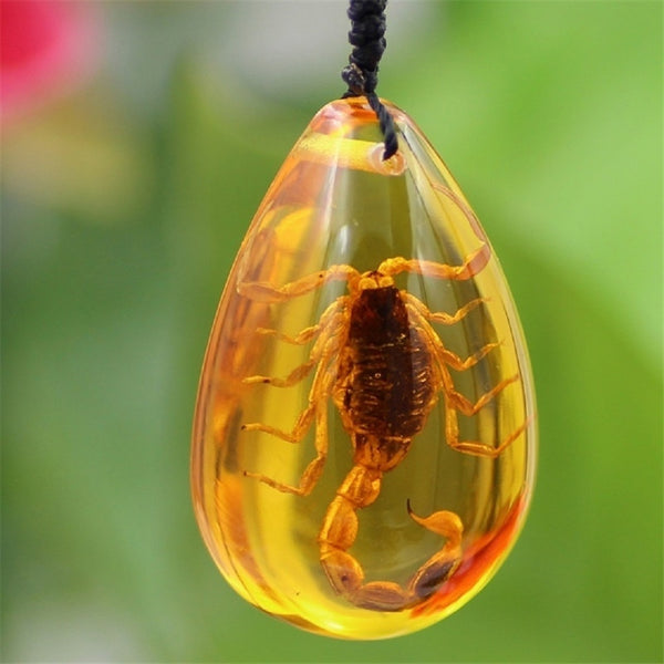 Scorpio Amber Necklace