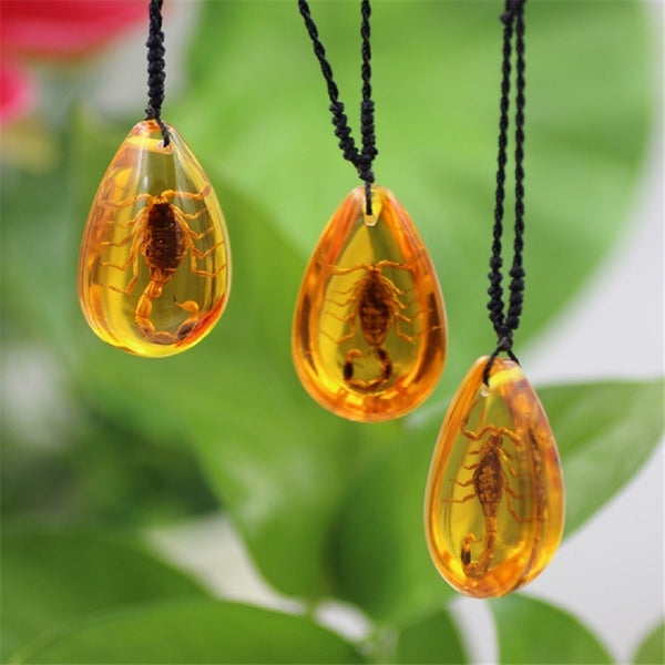 Scorpio Amber Necklace