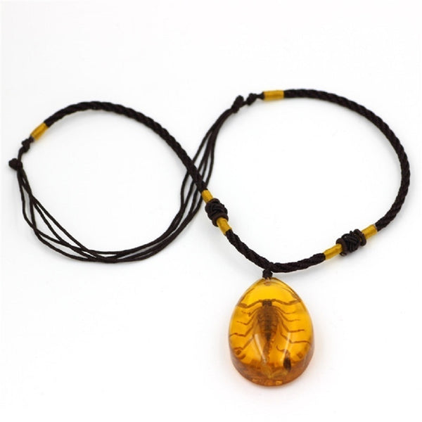 Scorpio Amber Necklace