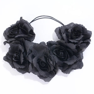 Black Roses Headband