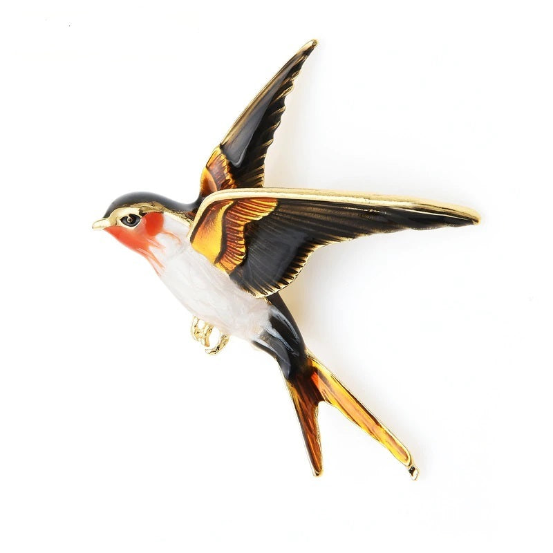 Flying Bird Brooch