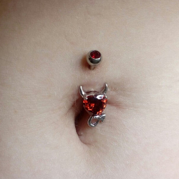 She-Devil Belly Button Ring