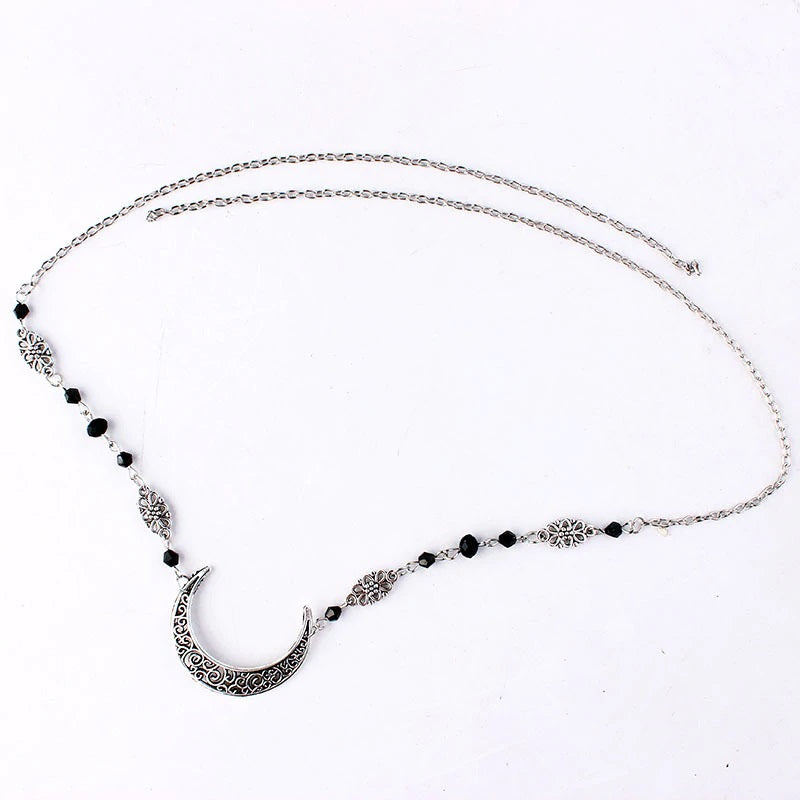 Crescent Moon Forehead Chain