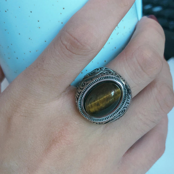 Tiger Eye Ring