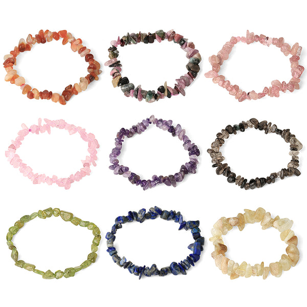 Crystal Chip Bracelets