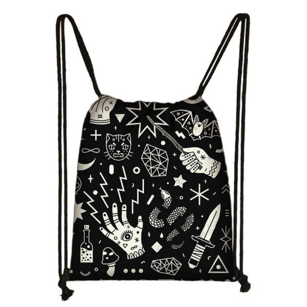 Witch Drawstring Bag Collection