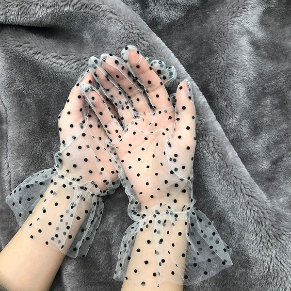 Sexy Dot Lace Gloves