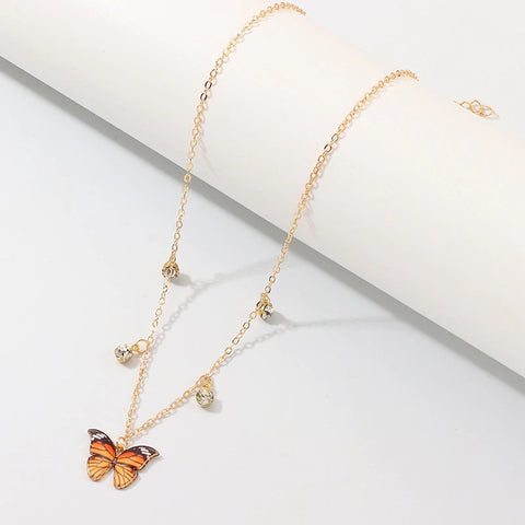 Spring Butterfly Necklace