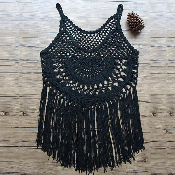 Black Sun Crochet Dress