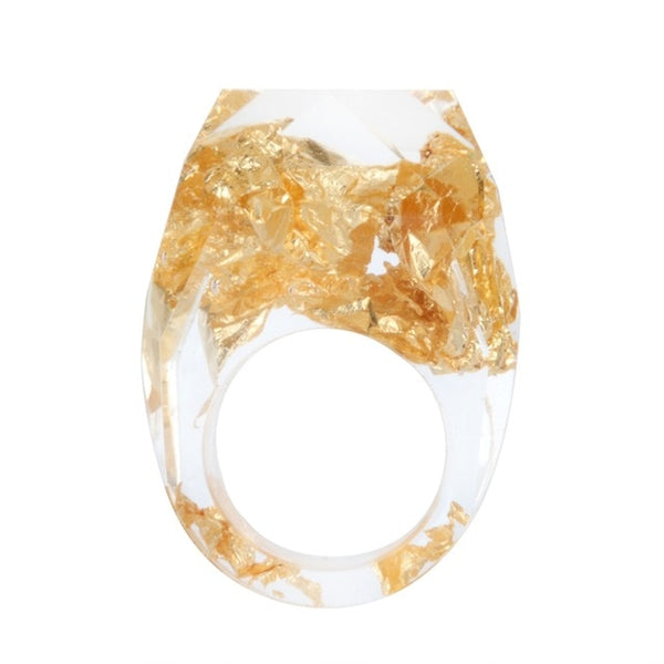 Transparent Flower Ring