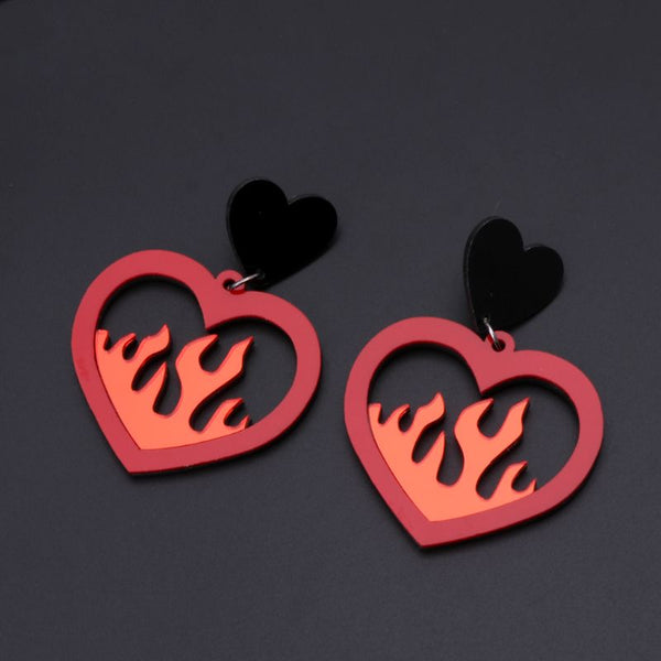 Passion Flame Earrings