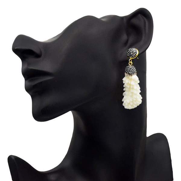 Natural Coral Earrings