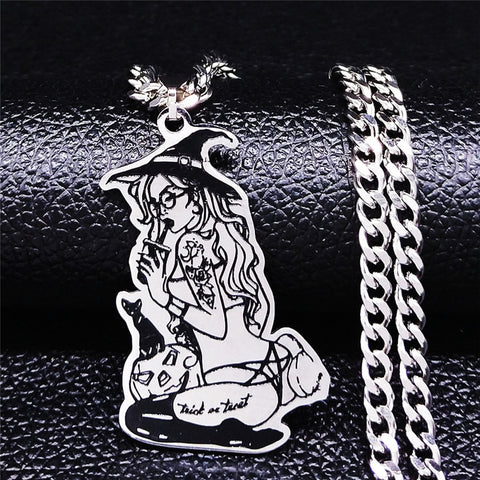 Sexy Halloween Witch Necklace