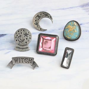 White Witch Pin Set (6 Pieces)