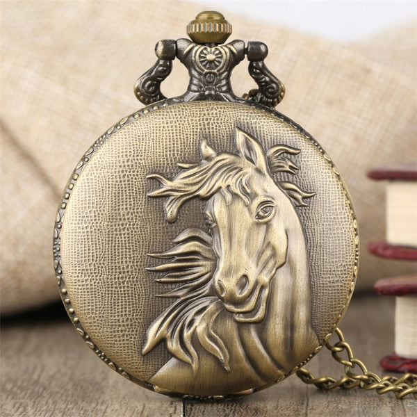 Horse Watch Necklace