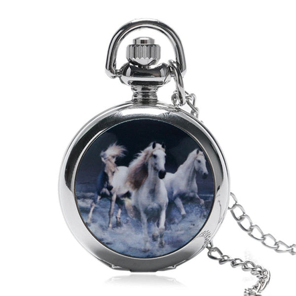 Horse Watch Necklace