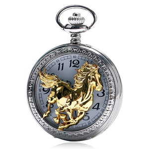 Horse Watch Necklace