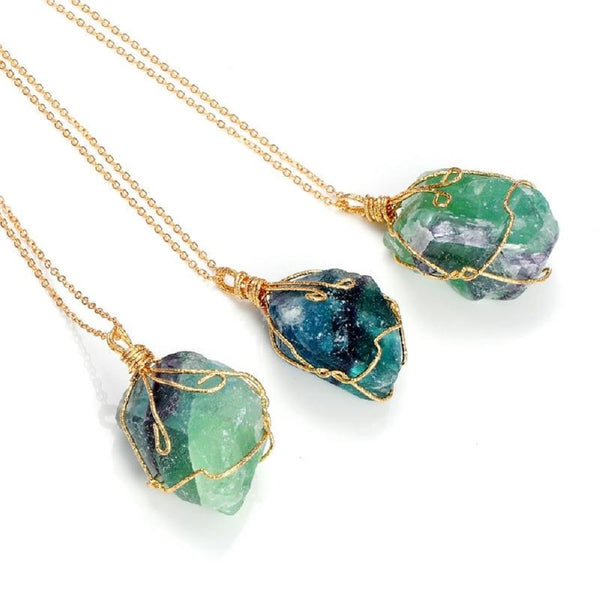 Crystal Nuggets Necklace