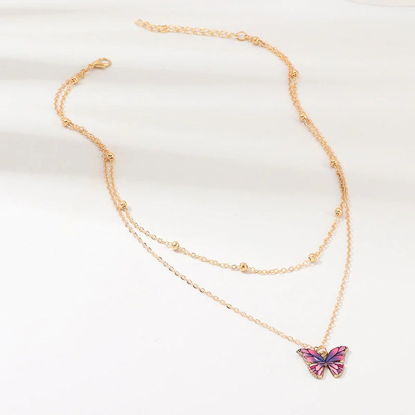 Spring Butterfly Necklace
