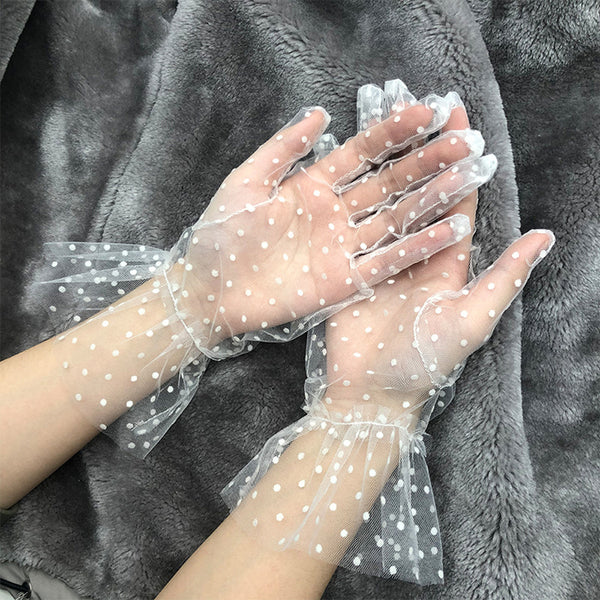 Sexy Dot Lace Gloves